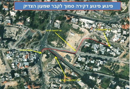 פיגוע דקירה סמוך לקבר שמעון הצדיק